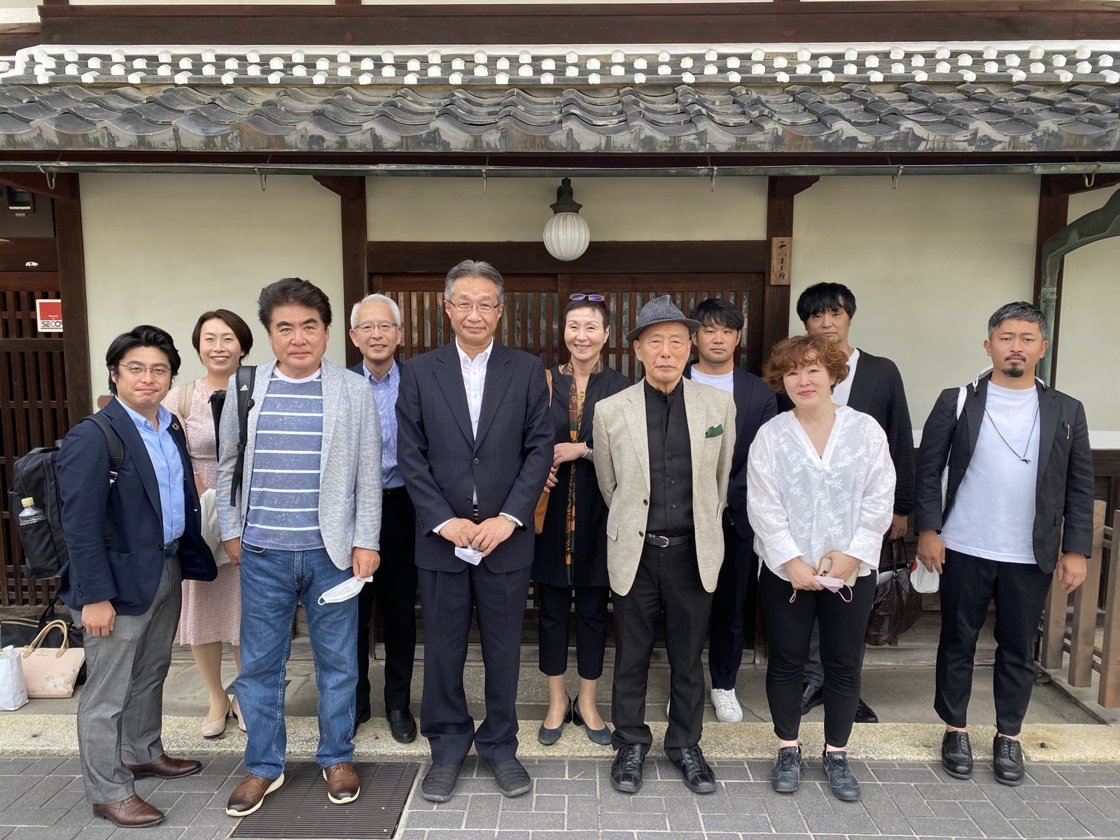 2022年 西川甚五郎邸での集合写真